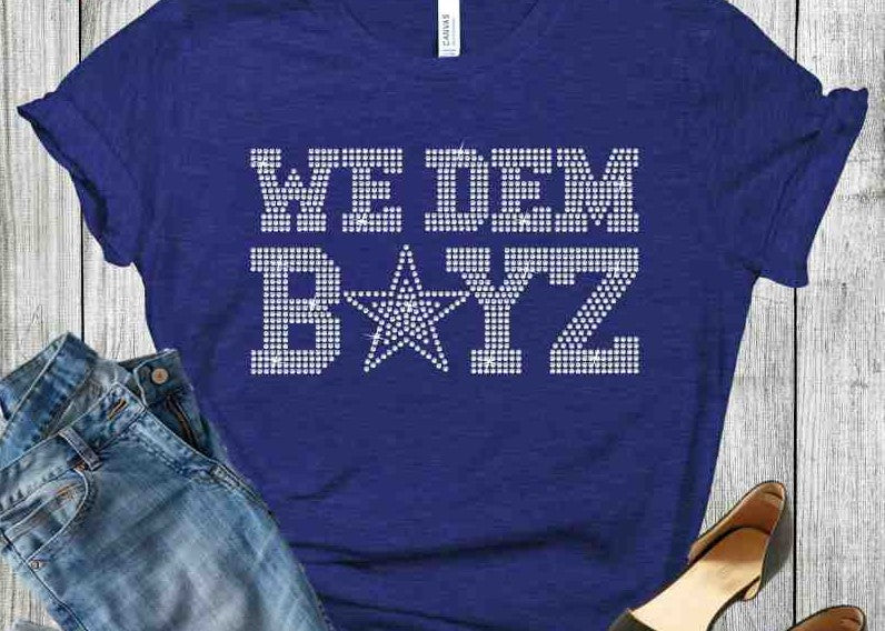 We Dem Boyz Rhinestone Tshirt